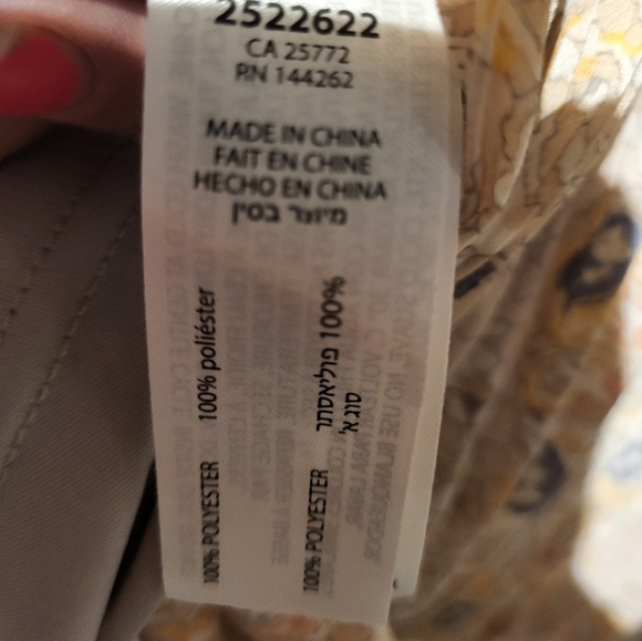 Elegant Cream and Gold Women's Dress - Picture 5 of 7